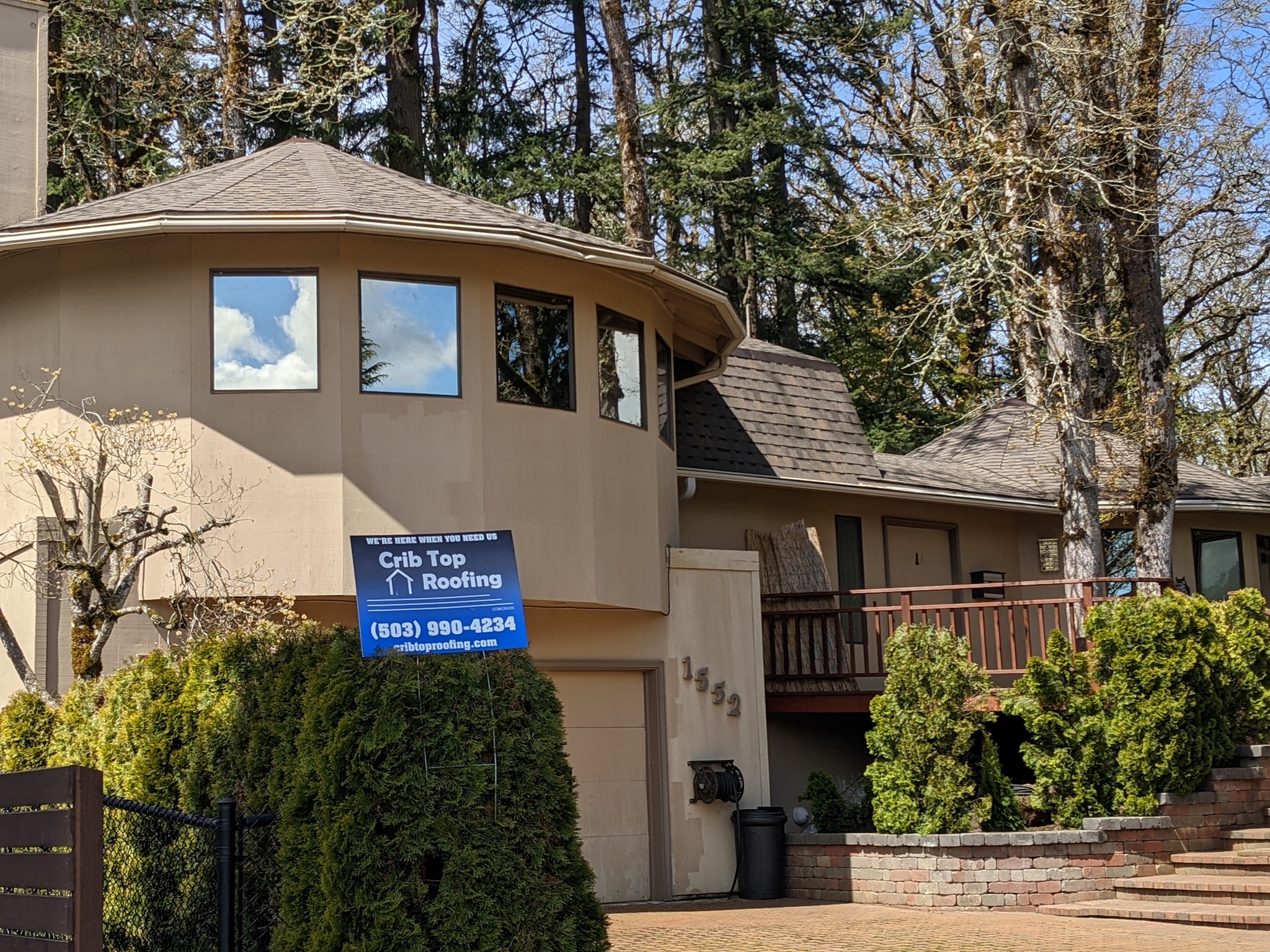 Roof installation project