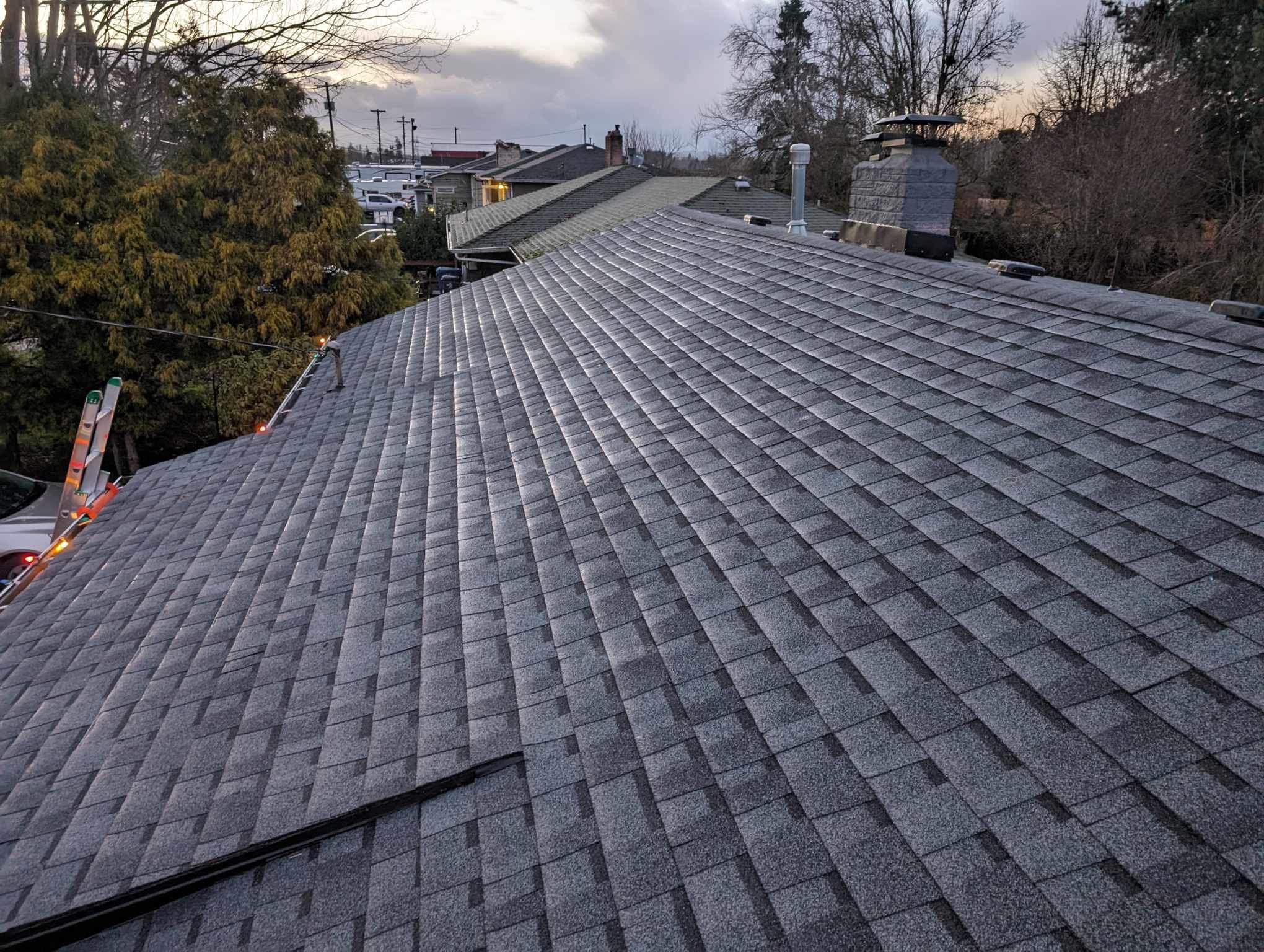 Finished roof project